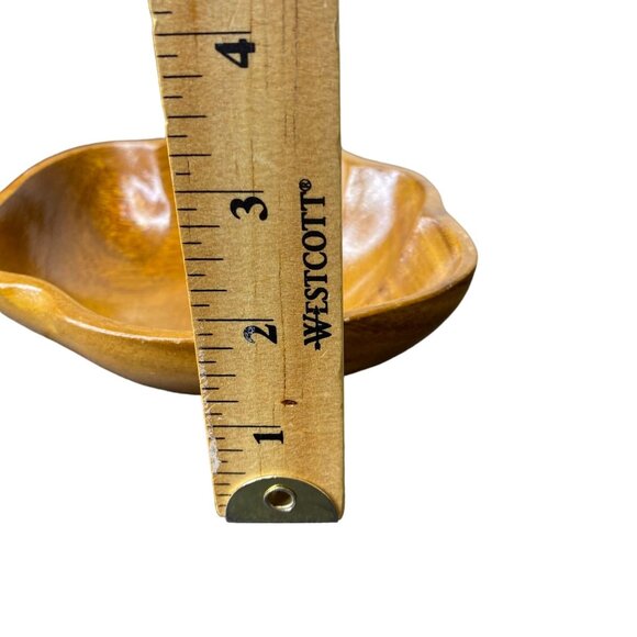 Vintage Monkeypod Wood Set of 5 Bowls Serving Set, Tiki, Boho, MCM, Giftable - Picture 9 of 10